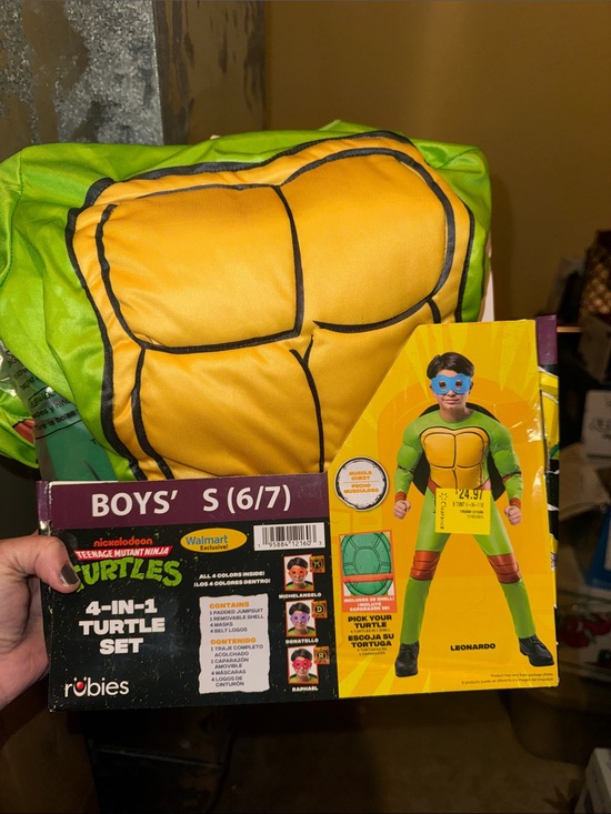 Rubie's Other - Rubie's Teenage Mutant Ninja Turtles Leonardo Costume Green & Yellow small (6/7)